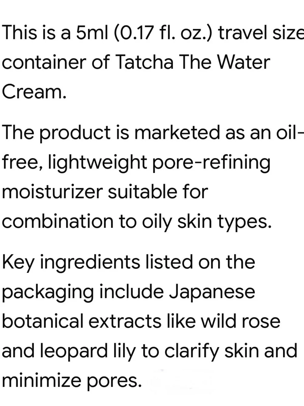 TATCH The Water Cream Bundle of 3